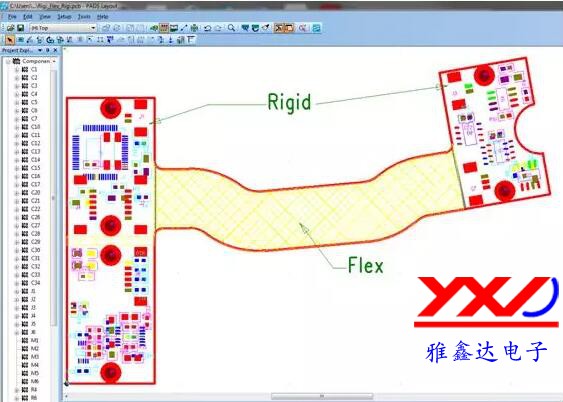 圖 4：剛性/柔性<a href=http://flextar.cn/ target=_blank class=infotextkey>電路</a>板允許最大限度地利用可用空間